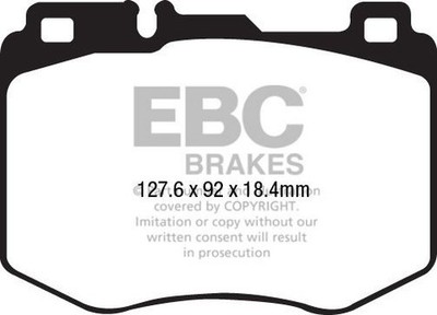 DP22210 Ebc Greenstuff Front Brake Pad Set Fits Mercedes C-Class Cls E-Class