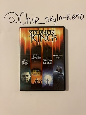 Stephen King 4 Film DVD Collection (2015 Release) See Photos or Disc For Titles