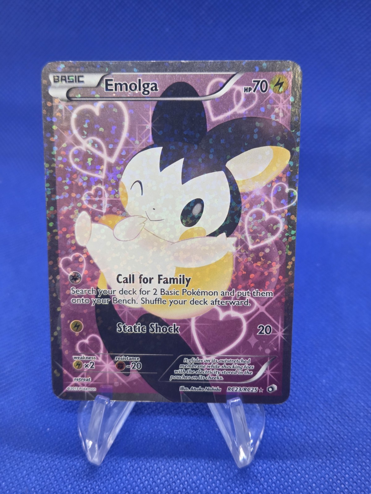 Pokemon Legendary Treasures Radiant Collection Emolga RC23/RC25 Full Art MP