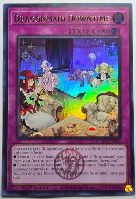 Yugioh Dragonmaid Downtime BLMM-EN068Ultra Rare 1st Edition