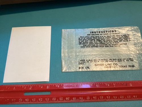 CALCOMANÍA DE TOBOGÁN ACUÁTICO 3 X 4 PULGADAS ESTADO DE TEXAS. "EL ESTADO DE LA ESTRELLA SOLITARIA" - Imagen 2 de 2