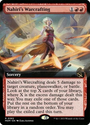 March of the Machine Extended Art, Magic The Gathering Singles, MTG