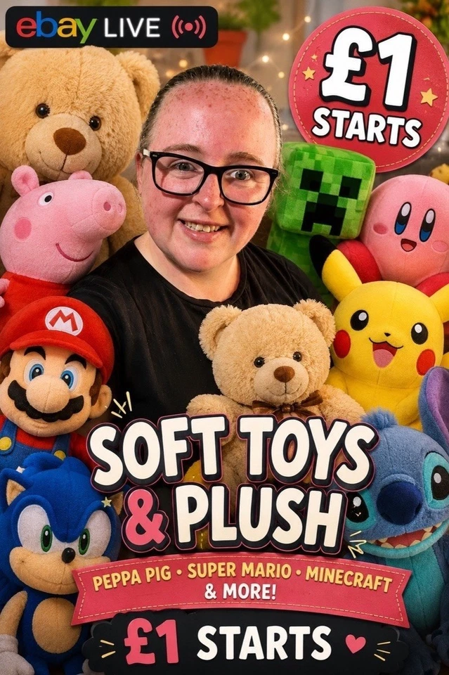£1 Starts! Huge Toy and Plush Sale! Pre-loved and New!