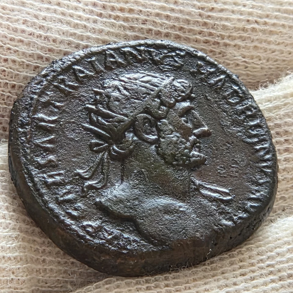 Monnaie, Rome, Hadrien, Dupondius, 117-138 AD, Bronze - Photo 1/2