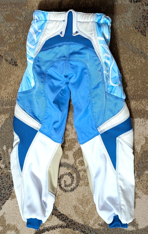 CALÇA THOR MX Youth Girl's PHASE S8G Tamanho 20 Azul Branco Preto # 29030529 NOVA - Imagem 2 de 4