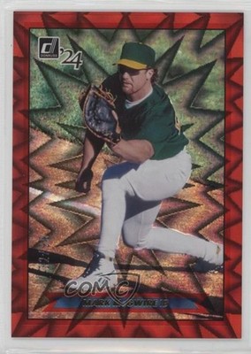 2024 Panini Donruss Action All-Stars Red Xplosion 32/99 Mark McGwire #1 0hv6
