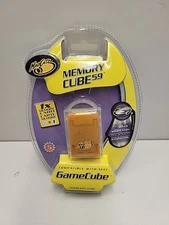 Gamecube  Memory Card MadCatz Nintendo   With Case Gamesaves Gameshark