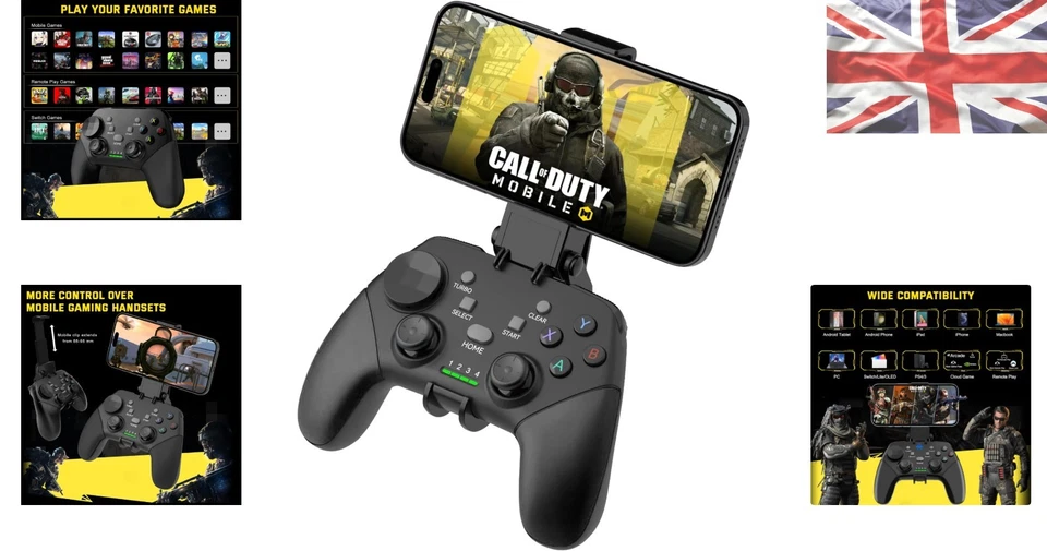 Wireless Mobile Gaming Controller for iPhone & Android - 15+ Hours Playtime - Image 2 of 4