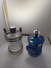 VTG Fishing Reel Bottles Avon The Angler & Aqua Velva Cranford EMPTY Collectable