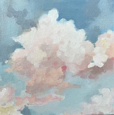 Modern Oil Painting Abstract Landscape Cloudscape Collect Original Fine Art