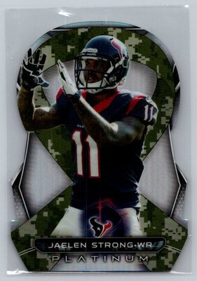 2015 Topps Platinum #BSDR-JS Jaelen Strong BCA/STS Die Cut Ribbon Texans B87
