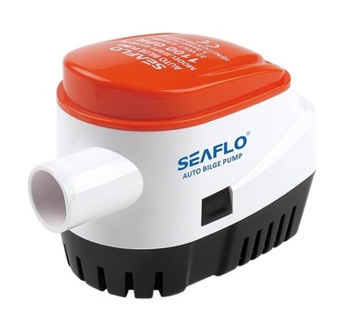 06 Series Automatic Submersible Bilge Pump - 1100 GPH, 12V, 1-1/8'''' Outlet, 4...