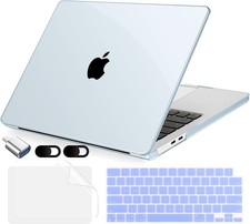 Compatible with MacBook Air 13.6 inch Case, Hard Shell, Keyboard Cover  More