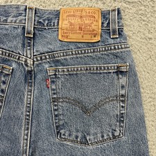 Vintage Levis 512 Jeans Womens 10 Medium Wash High Rise Slim Tapered USA 90s