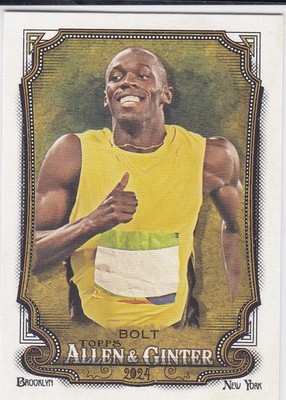 USAIN BOLT Olympic TRACK & FIELD Sprinter Topps Allen & Ginter Card TEAM JAMAICA