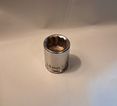 UNBRANDED 14mm SOCKET, 3/8 DRIVE,  12PT, TAIWAN