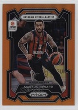 2023-24 Panini Prizm Turkish Airlines EuroLeague Orange 44/49 Markus Howard 19bd