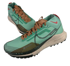 Nike React Pegasus Trail 4 GTX Emerald Rise/Sequoia Size 8 Women's DJ7929-301