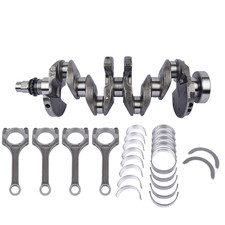 2012-2017 Crankshaft with 4x Connecting Rod & Rod Bearing Kit Fit for Hyundai Ac