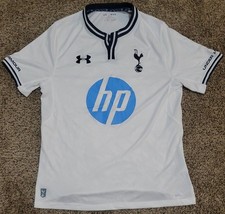 2013-2014 Under Armour Tottenham Hotspur Men's Medium Home Jersey White Football