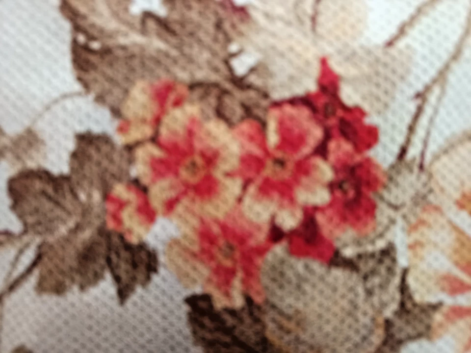 1 Sofa Kissen Bezug kuschel weich samt Blumen Edel 40 x 40 cm - Bild 2 von 3