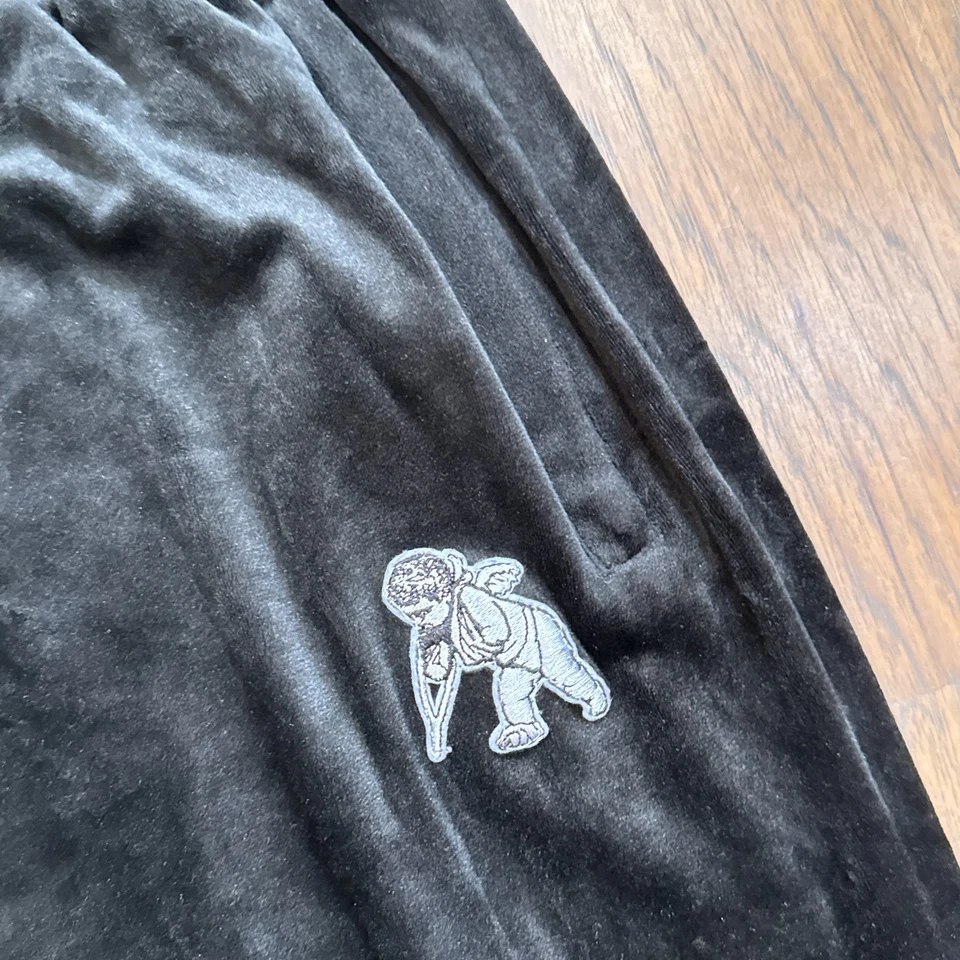 PRPS брюки мужские 2XL черный бархат тренировочные штаны бегунов сужающийся Loungewear эластичной - Изображение 2 из 4