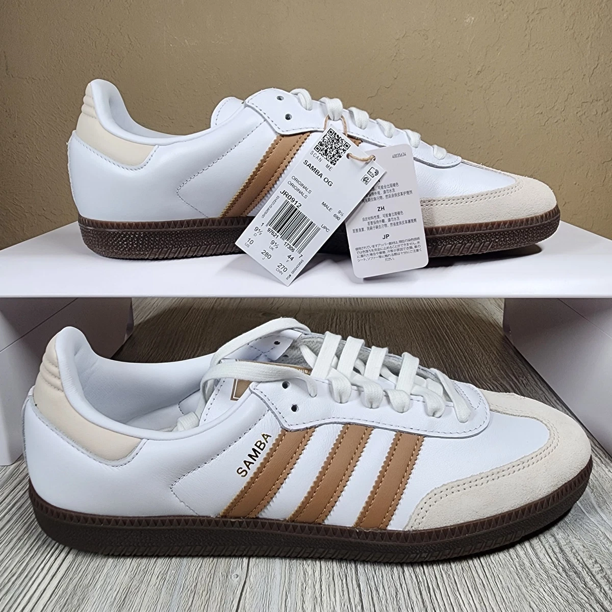 adidas gazelle silver green womens Samba OG 'Cardboard' Sneakers