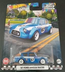 Hot Wheels Premium Boulevard #86 1967 Ford Anglia Racer blue/white 1:64