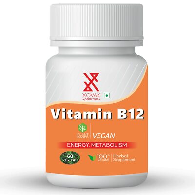 Xovak Pharma | Ayurvedic Vitamin B12 Capsules (Pack of 2)