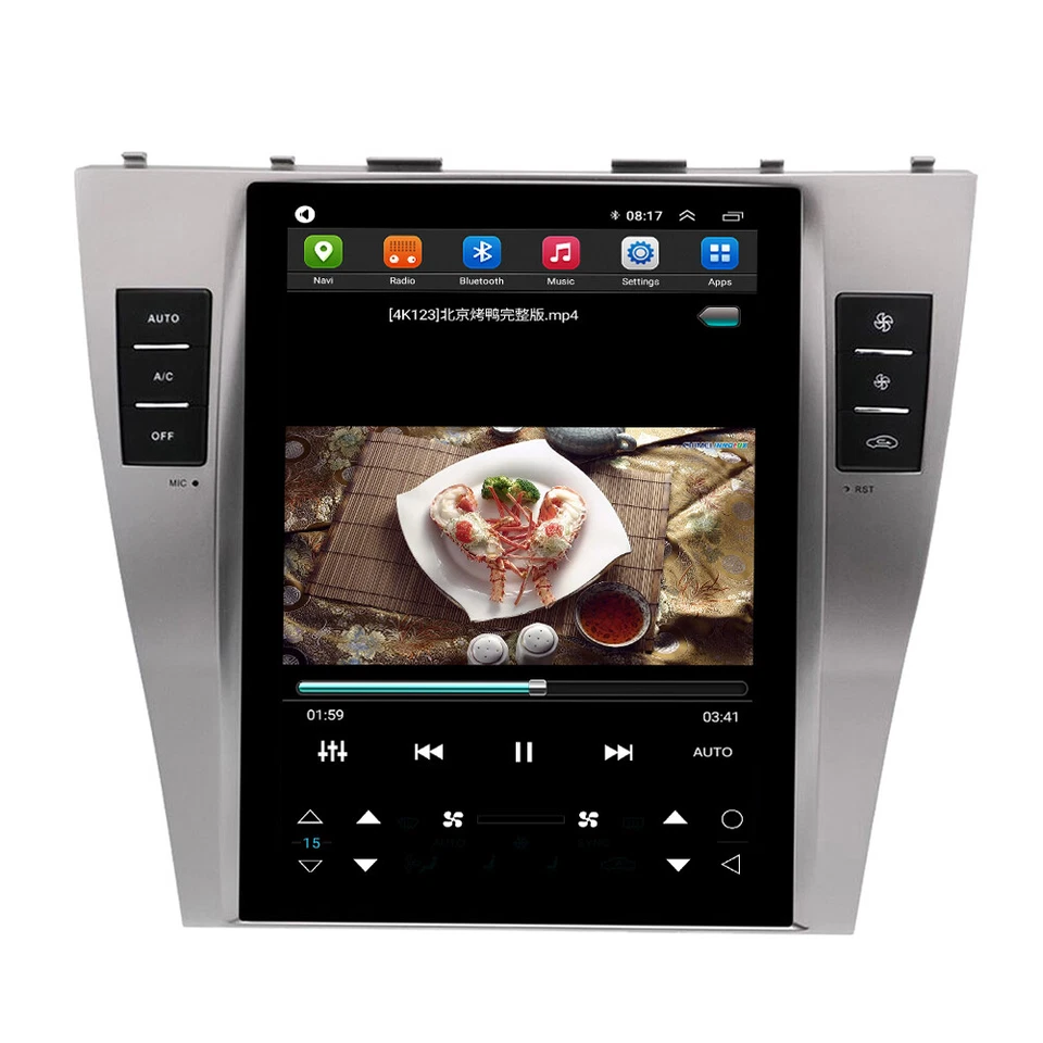 Android 13.0 Car Stereo Radio for Toyota Camry 2008-2011 10.4"GPS Navigation DSP - Image 2 of 4