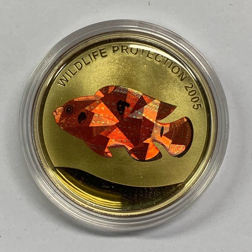 Marine Life Protection Congo Congo 5 + 10 francos moneda color PP parte 3 SELECCIÓN - Imagen 12 de 17