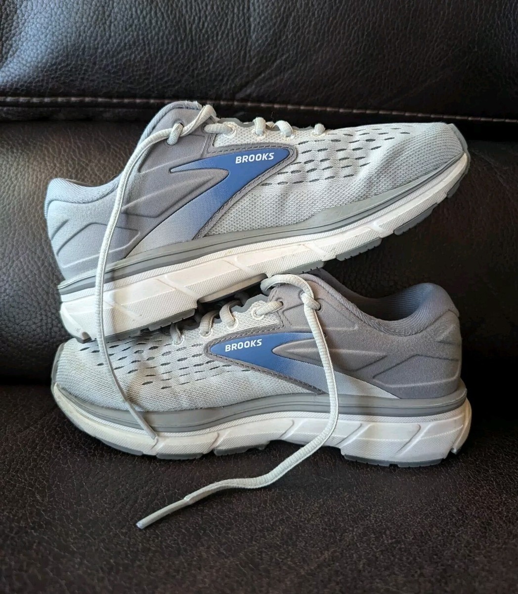 Brooks Womens Dyad 11 1203121D065 Gray Running Shoes Sneakers Size D
