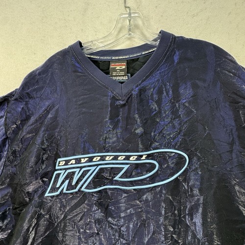 Maglia maglietta Davoucci Urban Streetwear Spell Out vintage anni 90 oversize taglia XL - Foto 8 di 10