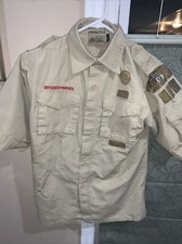 Boy Scout BSA UNIFORM SHIRT New Style Youth Large Short Sleeve Q88