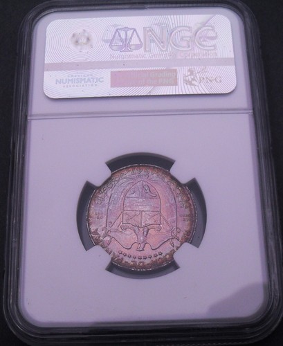 1947 Panama 1/4 B , NGC MS 64 , very attractive toning # 1547, 46-7 - Picture 4 of 4