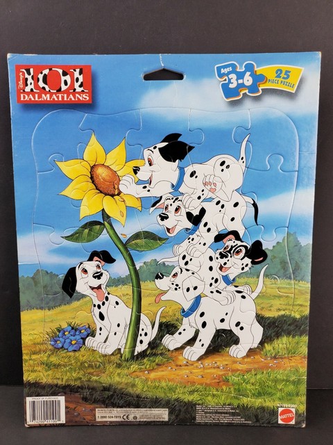 Vintage 1996 Mattel Disney 101 Dalmatians 25 Pcs Frame Tray Puzzle Complete For Sale Online Ebay