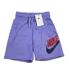 NIKE BOYS FRENCH TERRY Activewear SHORTS SIZE XS Cotton 7 Inseam