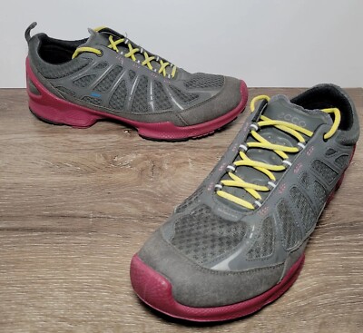 Ecco Biom Natural Motion Trail Sneakers Shoes Size 40 Womens 9-9.5 Gray 