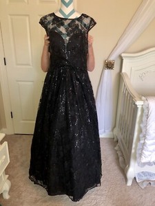 black formal dress size 16