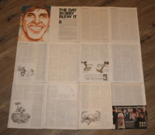Bobby Fischer original FULL PAGED magazine clippings pages PHOTO article