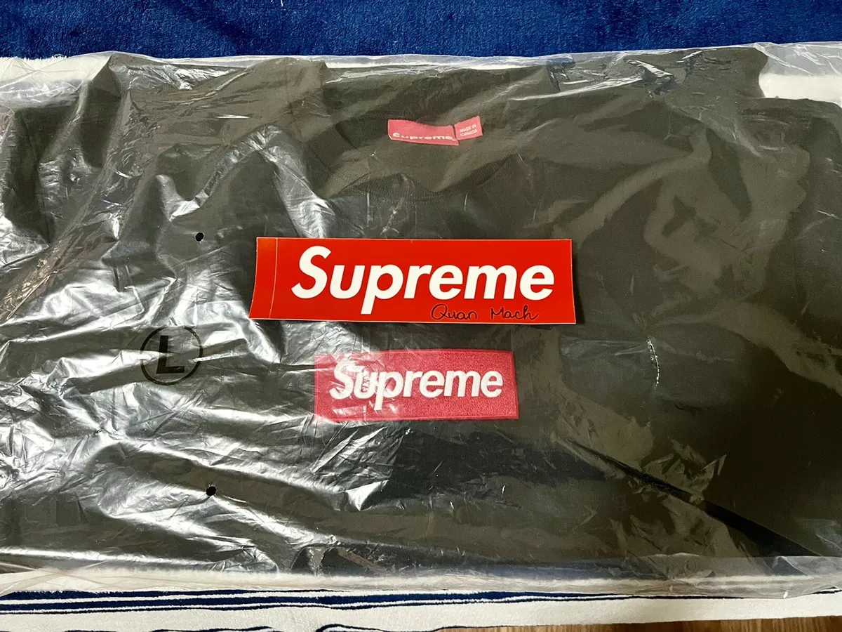 Supreme Box Logo Crewneck (FW22) - Black - Size L | eBay