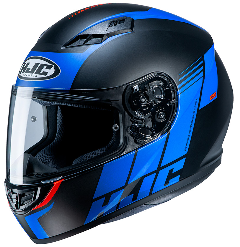 New HJC CS-R3 Motorcycle Helmet, Blue and Black, Street Bike, Extra Large, XL