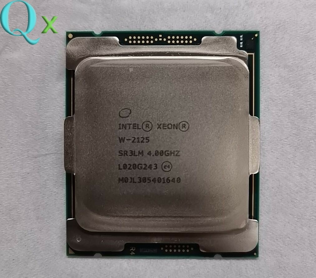Intel Xeon W-2125 SR3LM 4.00GHz Quad Core 8T LGA2066 Server