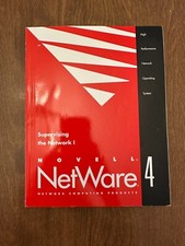 Novell Netware 4 Supervising The Network I Vintage 1994 Manual