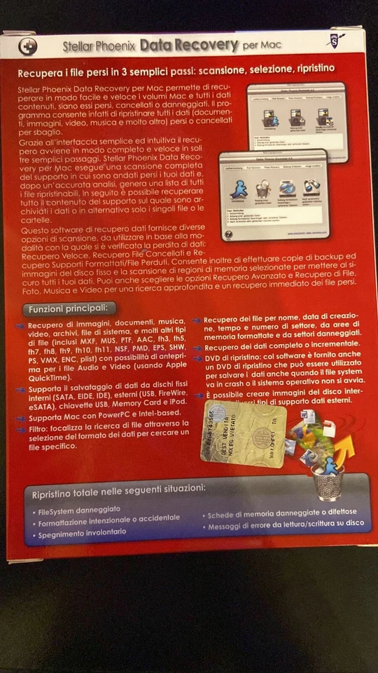 STELLAR PHOENIX DATA RECOVERY PER MAC AVANQUEST nuovo - Image 2 of 2