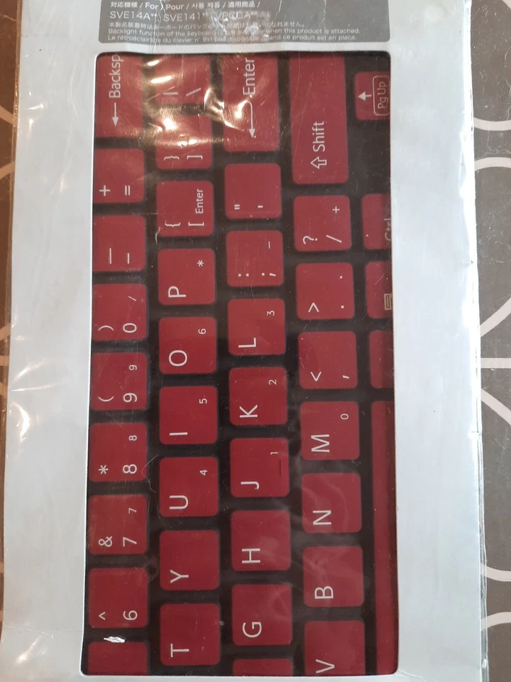 Genuine SONY Keyboard Skin Protector VGP-KBV6 Sony VAIO LAPTOP NEW IN PACKAGE - Image 4 of 4