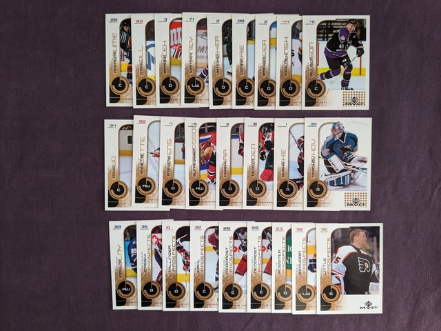 2002-03 Upper Deck MVP Hockey - - - Pick A Card - - - Complete a Set