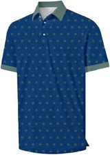 Men's Golf Polo Shirt Dry Fit Moisture Wicking UPF 30 Short Sleeve Stretch