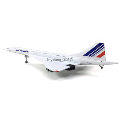 1:200 1976 Concorde Air France Airplane Model Metal Diecast Plane