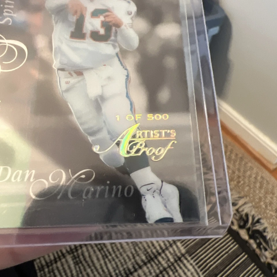 Pinnacle Brands Dan Marino 1996 espirales de plata/500🔥 Foto 3 de 4